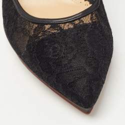 Charlotte Olympia Black Lace Debbie Platform Pumps Size 39