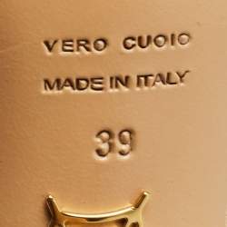 Pre Owned Charlotte Olympia Light Pink Suede and Fur Salsa Ankle Wrap Sandals Size 39