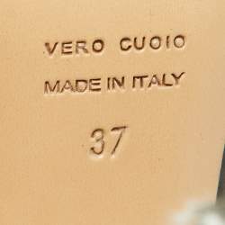 مملوكة مسبقًا Charlotte Olympia Black Leather Dolly Platform Pumps Size 37