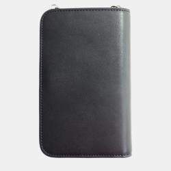 Pre Owned Charriol Black Leather  Mobile Accessories