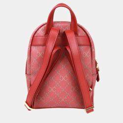 Pre Owned Charriol Bordeaux Leather Backpack bag