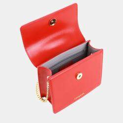 Charriol Red Leather Zenitude Handbag