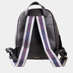 Charriol Black Leather Deauville Backpack