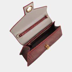 Charriol Bordeaux Leather Laetitia Crossbody bag