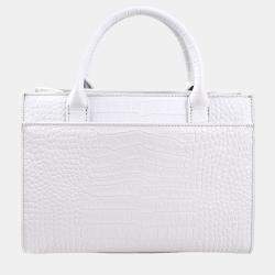 Pre Owned Charriol Light Grey Leather Christina Handbag