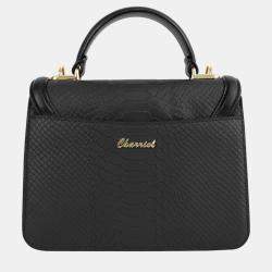 Pre Owned Charriol Black Leather LAETITIA Handbag