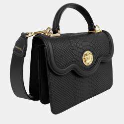 Pre Owned Charriol Black Leather LAETITIA Handbag
