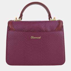 Charriol Mulberry Leather LAETITIA Handbag