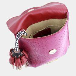 Pre Owned Charriol Mulberry Leather PALAIS ROYAL Clutch Bag