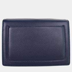 Pre Owned Charriol Navy Leather Twilight Handbag