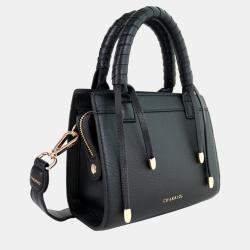 Charriol Black  Leather Forever Handbag