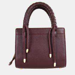 Charriol Chocolate Leather Forever Handbag