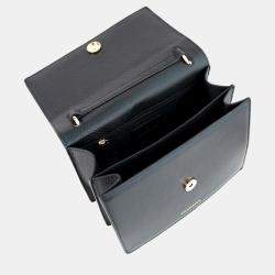Charriol Black Leather Forever Handbag