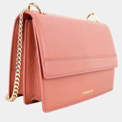 Pre Owned Charriol Light Brown Leather Forever Handbag