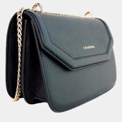 Pre Owned Charriol Black Leather Twilight Handbag