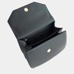 Pre Owned Charriol Black Leather Twilight Handbag