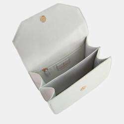 Pre Owned Charriol OffWhite Leather Twilight Handbag