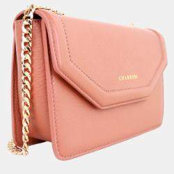 Charriol Light Brown Leather Twilight Handbag