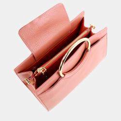 Charriol Light Brown/Off White Leather Forever Handbag