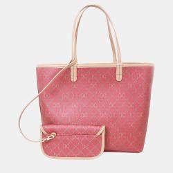 Charriol Bordeaux & Grey Leather CALYPSO Handbag