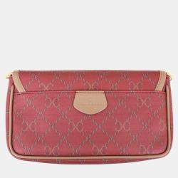 Pre Owned Charriol Bordeaux & Grey Leather CALYPSO Crossbody