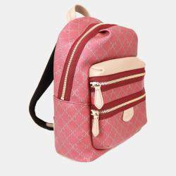 Charriol Bordeaux & Grey Leather  Back Pack