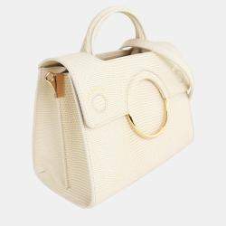 Charriol Beige Leather Chameleon Handbag