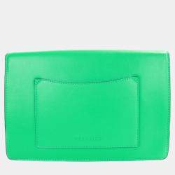 Pre Owned Charriol Green Leather TWIST Handbag