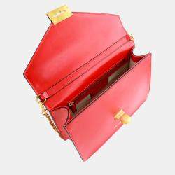 Pre Owned Charriol Red Leather TWIST Handbag