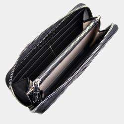 Pre Owned Charriol Black / Beige Leather Quilted Purses