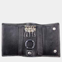 Pre Owned Charriol Black / Beige Leather Quilted Purses