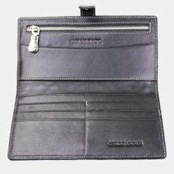 Pre Owned Charriol Black / Beige Leather Quilted Purses