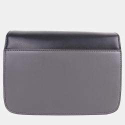 Pre Owned Charriol Black/Grey Leather LE REVE Crossbody