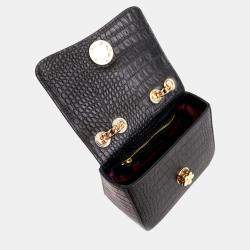 Pre Owned Charriol Black  Leather LaetitiaClassic Handbag