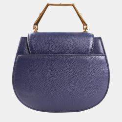 Pre Owned Charriol Dark blue Leather MARIE OLGA Handbag