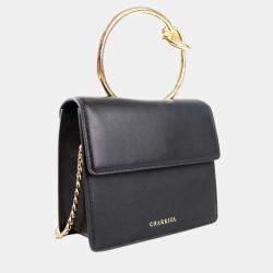 Pre Owned Charriol Black Leather ZENITUDE Handbag