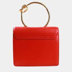 Pre Owned Charriol Red Leather ZENITUDE Handbag