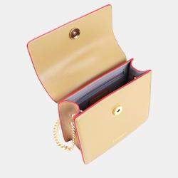 Charriol Yellow Leather ZENITUDE Handbag