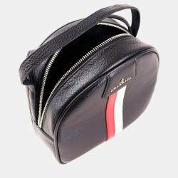 Pre Owned Charriol Black Leather Conic Handbag