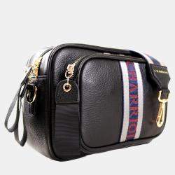 Pre Owned Charriol Black Leather Deauville Crossbody
