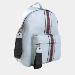 Charriol Light Blue Leather Deauville Back Pack