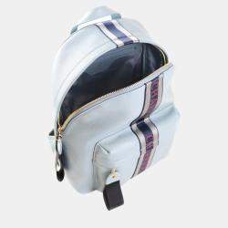 Charriol Light Blue Leather Deauville Back Pack