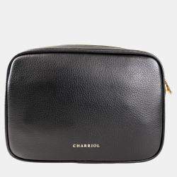 Pre Owned Charriol Black  Leather Deauville Crossbody