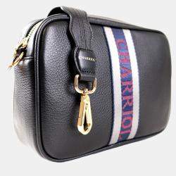 Pre Owned Charriol Black  Leather Deauville Crossbody