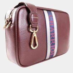 Charriol Bordeaux Leather Deauville Crossbody