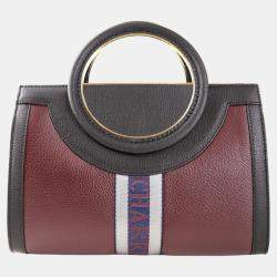 Charriol Black  Leather Deauville Handbag