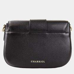 Pre Owned Charriol Black Leather MARIE OLGA Crossbody