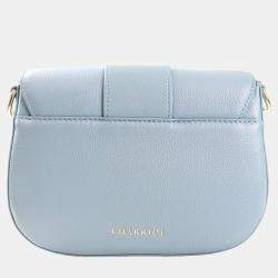 Pre Owned Charriol Light Blue Leather MARIE OLGA Crossbody