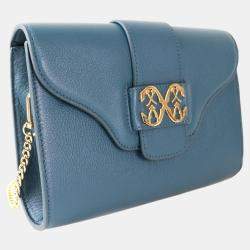 Charriol Bluish Green Leather MARIE OLGA Crossbody