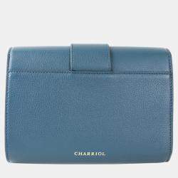 Charriol Bluish Green Leather MARIE OLGA Crossbody